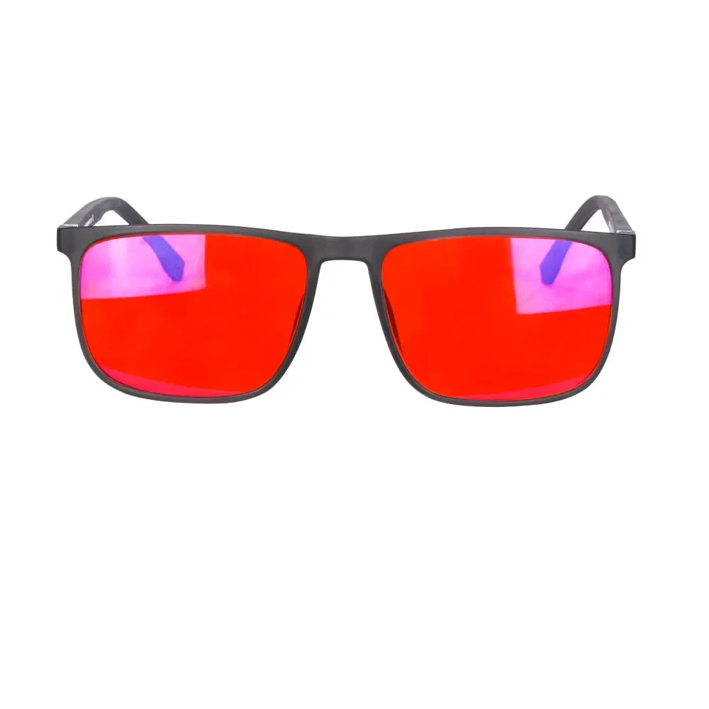 SHINU Blue Light Blocking Glasses – Red Lens Anti-Glare Eyewear for Men to Reduce Eye Strain