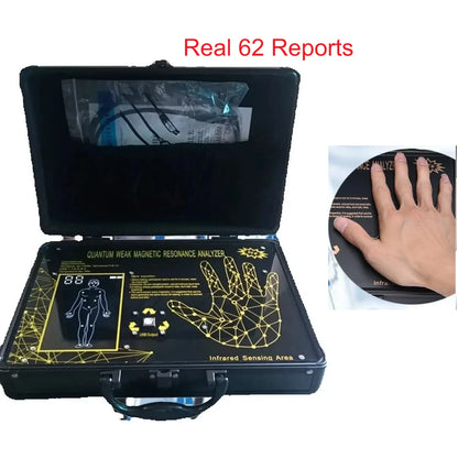 62-Report Quantum Magnetic Resonance Analyzer - Touchscreen Full-Body Analysis Machine with FIR Technology