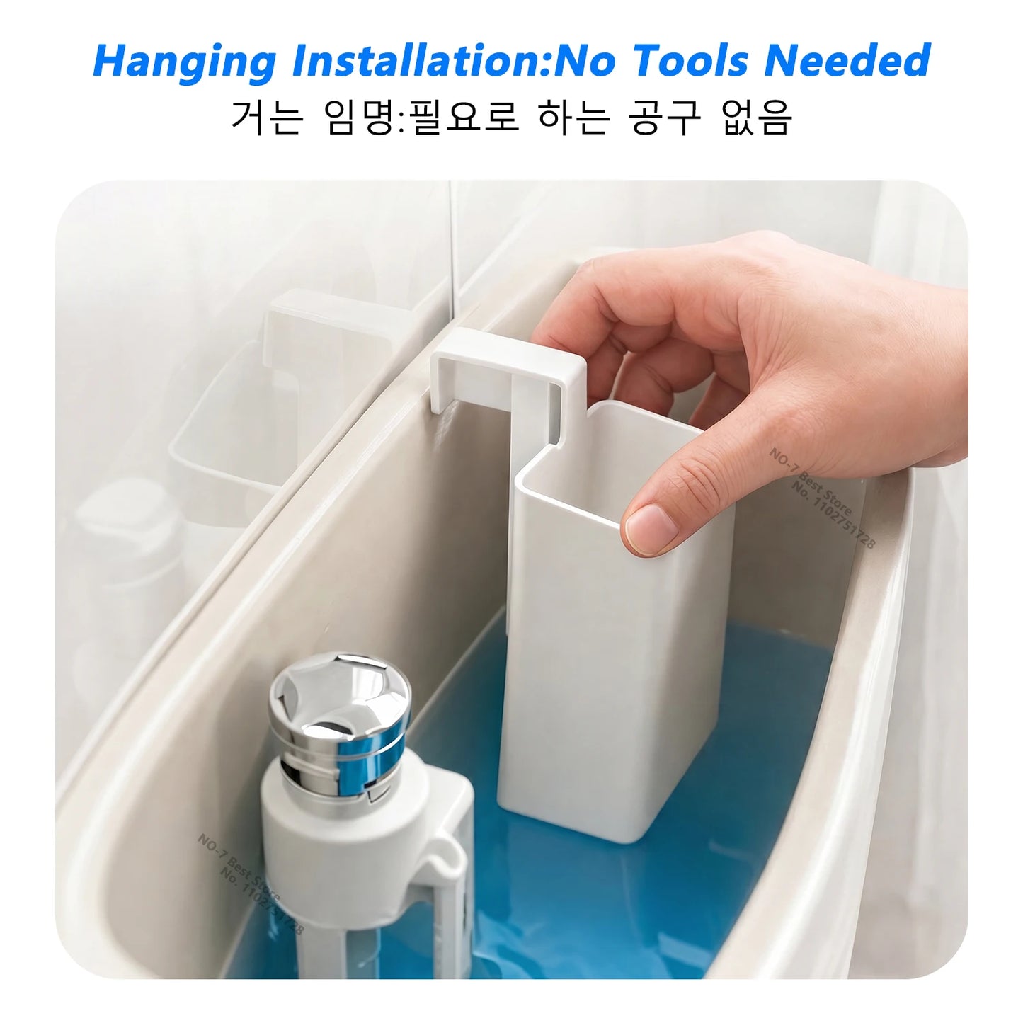 iLMH Toilet Bowl Cleaner Dispenser - Hanging Slow-Release Tank Replacement Cleaning Buffer Box