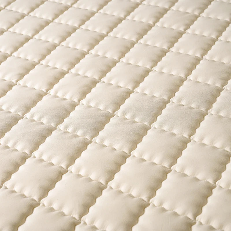 Waterproof Antimicrobial Mattress Cover – Hypoallergenic Noiseless Fitted Sheet Protector Solid Color