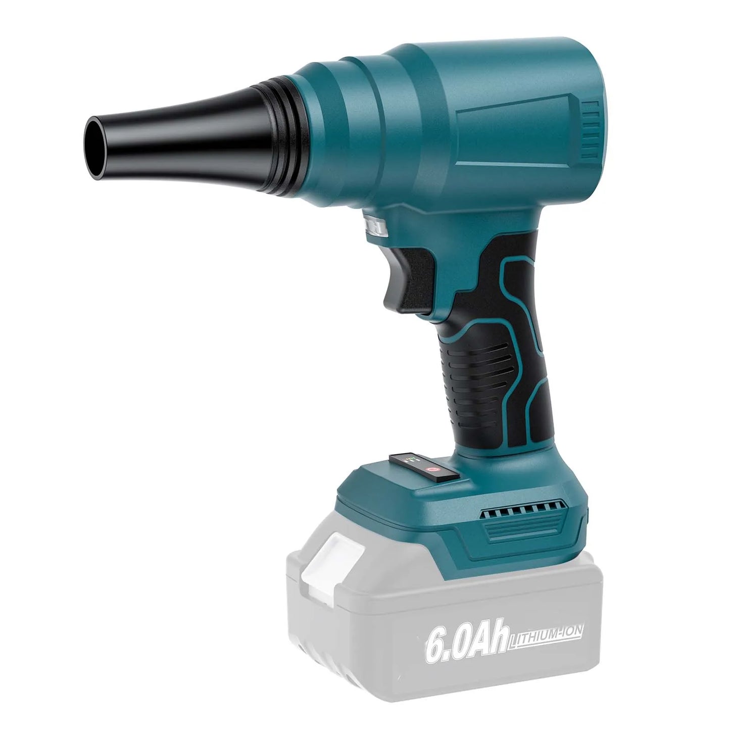 Cordless Turbo Air Blower – Handheld Portable Electric Leaf & Dust Blower for Makita 18V Battery, 300M/S Wind Speed
