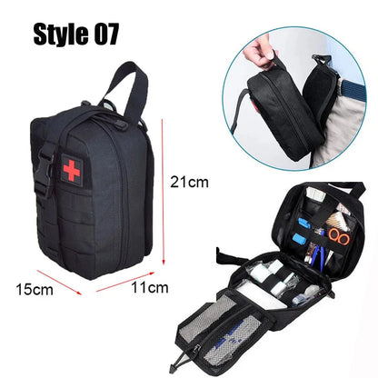 IFAK EDC Waist Bag - Outdoor Emergency Tool Kit and First Aid Kit for Hunting, Camping, and Survival