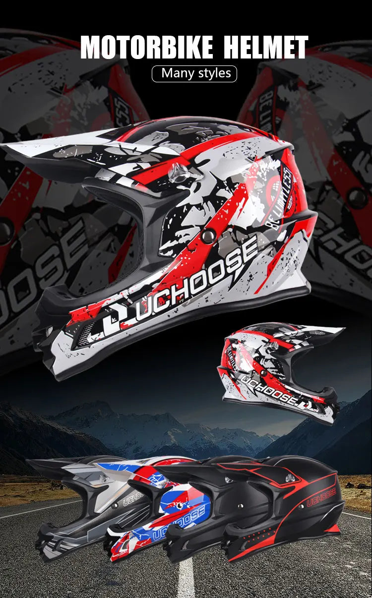 DOT Adult Motocross Helmet – Classic Off-Road Racing Casco for Men & Women, Enduro & Downhill Kask