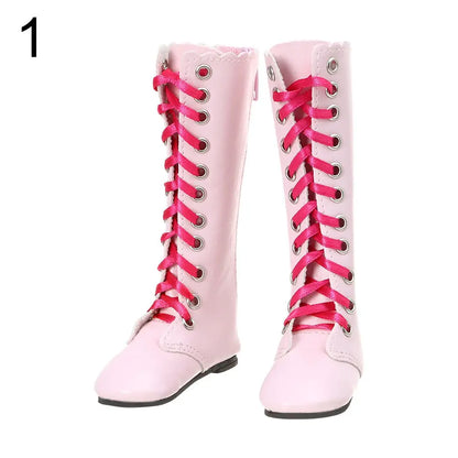 BJD Doll Accessories 60cm – 1/3 Scale 7.5cm High Heel Boots & Sandals for Girl Dolls, Dress-Up Playhouse Toy Shoes