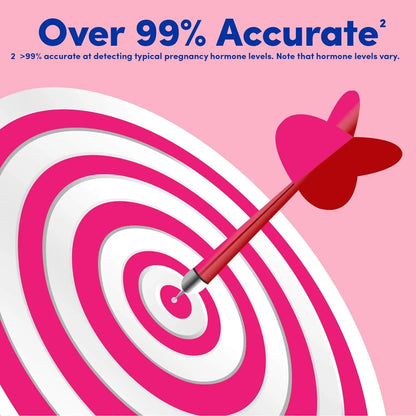 25 Pregnancy Test Strips – Early Detection HCG Tests, Over 99.9% Accurate, Easy at Home Use