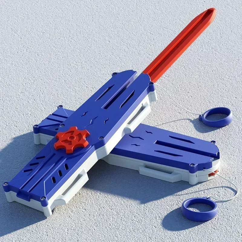 Parent-Child Telescopic Sword Toy - Interactive Multiplayer Battle Game for Stress Relief & Fun Fidget Play