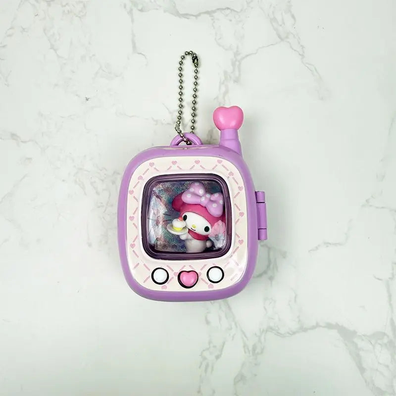 Sanrio Pocket Monster Keychain Series - Cinnamoroll and My Melody Cartoon Collectible Bag Charms