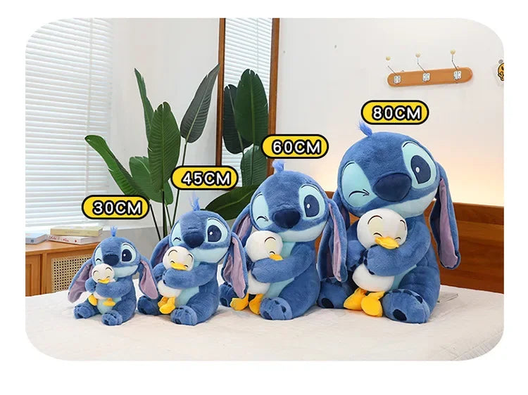 30/45cm Disney Stitch & Lilo Plush Dolls – Cute Donald Duck Stuffed Toys for Kids’ Birthday Gifts & Home Decoration