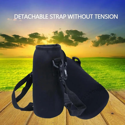 1000ML Neoprene Insulated Bottle Cooler Sleeve - Portable Carrying Case for Camping, Hiking & Sports Water Bottles