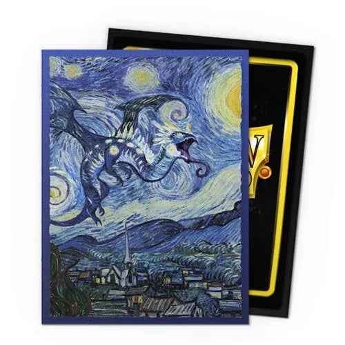 100pcs Dragon Shield Brushed Art Card Sleeves – 66x91mm Tournament Protector for PKM & PTCG Cards