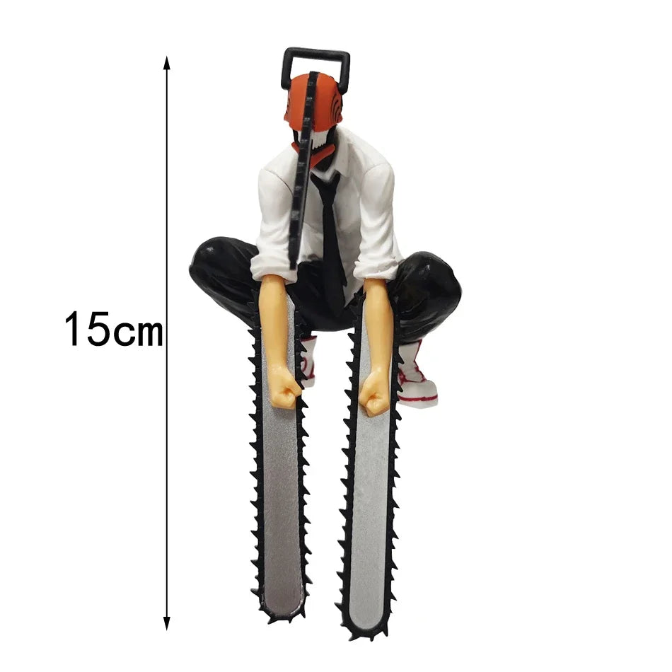 Chainsaw Man Denji Anime Figure 19cm - Denji Power Action Figure Collectible Model Toy