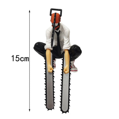 Chainsaw Man Denji Anime Figure 19cm - Denji Power Action Figure Collectible Model Toy