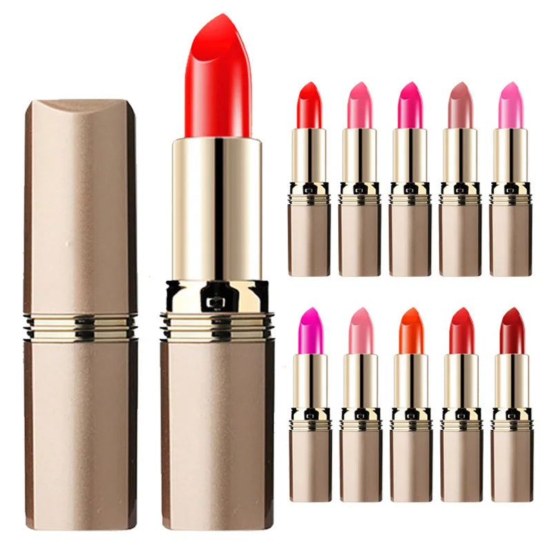 Pink Lipstick – Waterproof, Long-Lasting Red & Rose Velvet Lipstick for Girls & Women Makeup