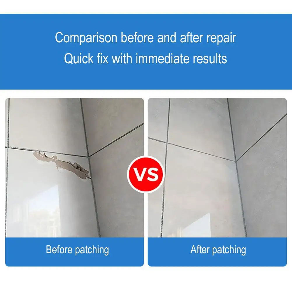 50ml Tile and Ceramic Repair Paste - Quick-Drying Adhesive for Porcelain, Enamel, Sink Cracks, and Tub Chips