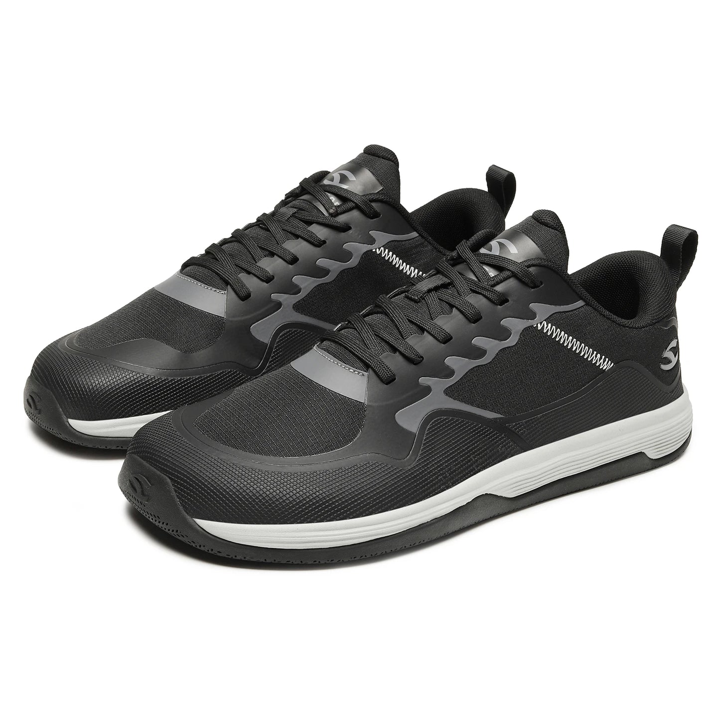 HOBIBEAR Unisex Walking Sneakers – Lace-Up Hiking & Running Shoes for Men & Women, Outdoor Artificial Leather Sneakers