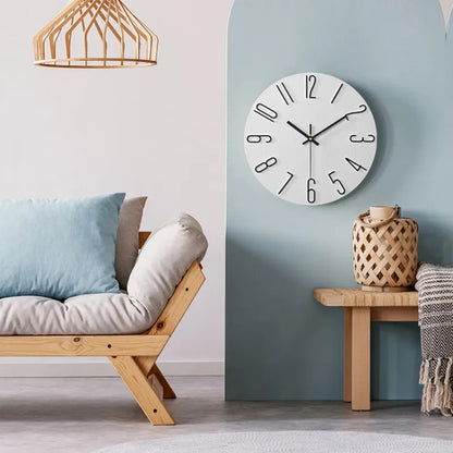 3D Digital Wall Clock – Simple Creative Household Dial, Fashion Decorative 12-Inch (30CM) Clock for Living Room