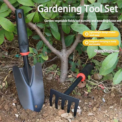 4PCS Gardening Shovel Set – Small Hand Tools for Vegetable Planting & Garden Soil Digging, Durable Gardening Tool Kit