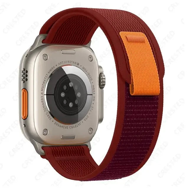 Trail Loop Strap for Apple Watch – Adjustable Band for 49mm 45mm 44mm 42mm 41mm 40mm, Compatible with Series 9 8 7 6 SE 5 4 3