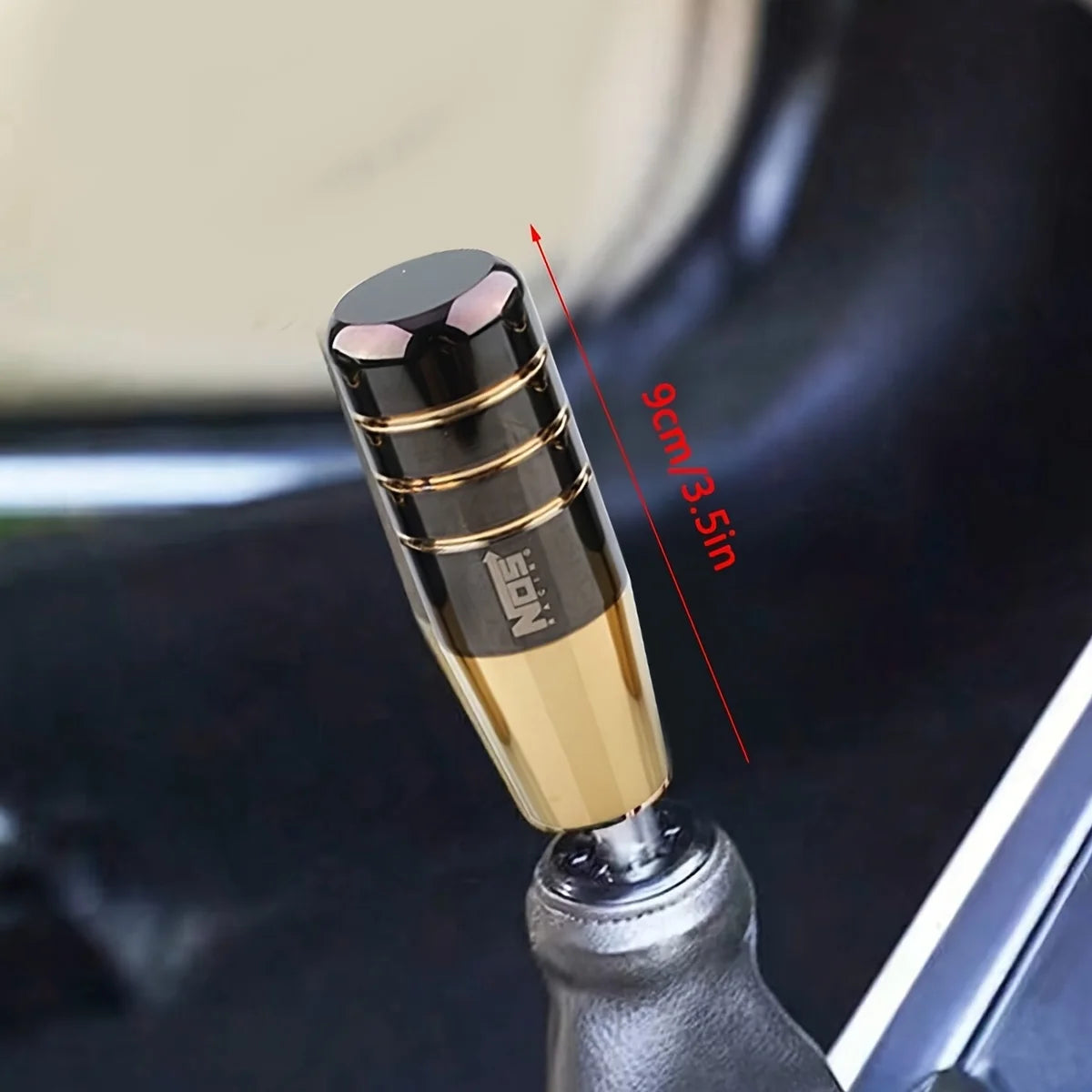 5.12-Inch Aluminum Alloy JDM-Style Shift Knob - Ergonomic Manual & Automatic Car Gear Shifter