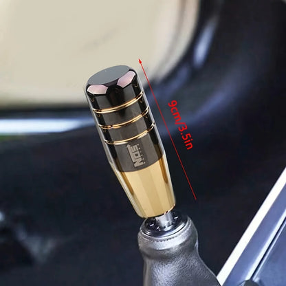 5.12-Inch Aluminum Alloy JDM-Style Shift Knob - Ergonomic Manual & Automatic Car Gear Shifter