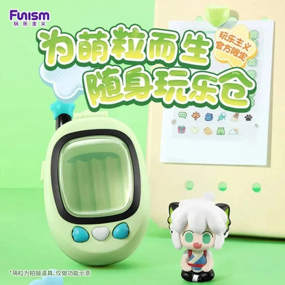 Call Me Series Blind Box Pendant - Mini Bean Storage Case with Light, Cute Collectible Toy and Bag Charm