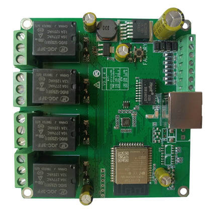 WiFi Ethernet Relay Switch Module – Modbus MQTT TCP UDP Web Control Smart Timer Automation Board with RS485 CAN CoAP Support