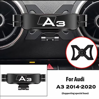 Audi A3 S3 8V 2014-2020 Car Phone Holder - Air Vent Gravity Mount GPS Navigation Stand Car Accessory