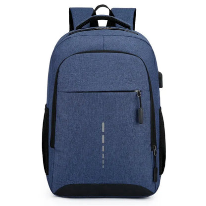 Men’s Large Capacity Backpack — Simple Fashion Travel & Student Laptop Bag