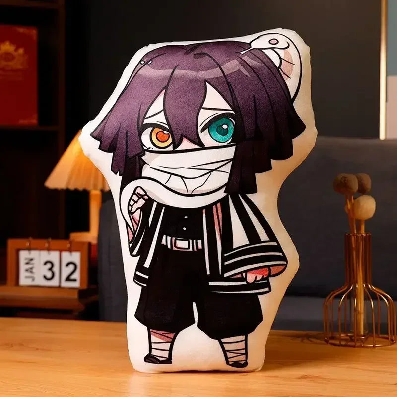 Demon Slayer Kimetsu no Yaiba Plush Cushion – Anime Dakimakura Pillow Tanjiro Nezuko Zenitsu Inosuke Kawaii Doll