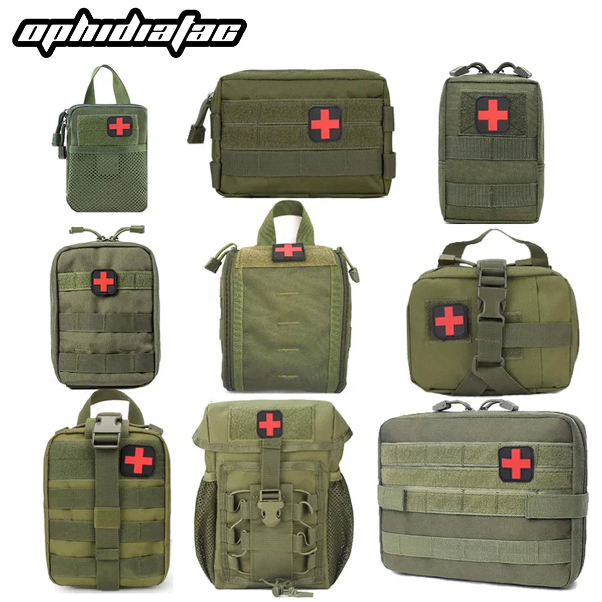 IFAK EDC Waist Bag – Outdoor First Aid & Survival Kit for Hunting, Camping, and Emergency Use