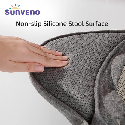Sunveno One-Shoulder Baby Carrier - Adjustable Detachable Infant Sling for Comfortable Everyday Carry