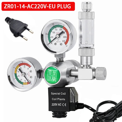 DIY CO2 Regulator for Aquarium – Solenoid Bubble Counter & Pressure Reducing Valve for Fish Tank CO2 Control System