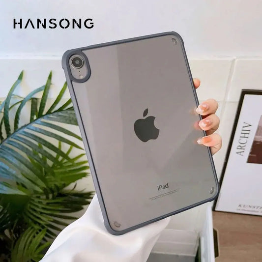 Transparent Silicone Case for iPad Pro 11, 10.2 9/8/7 Gen, 9.7 5/6 Gen, Air 4/5 10.9, Mini 4/5/6