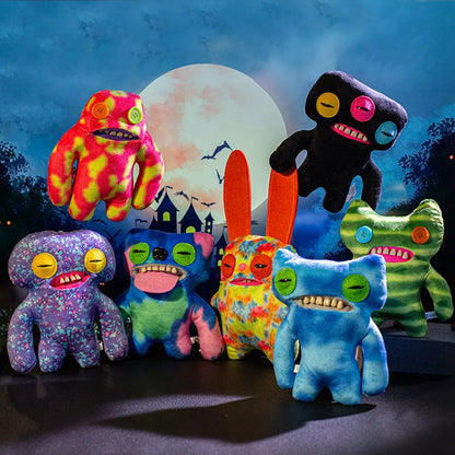 20CM Funny Ugly Monster Plush Doll - Cute Big-Toothed Stuffed Toy for Halloween, Collectors, and Gifts