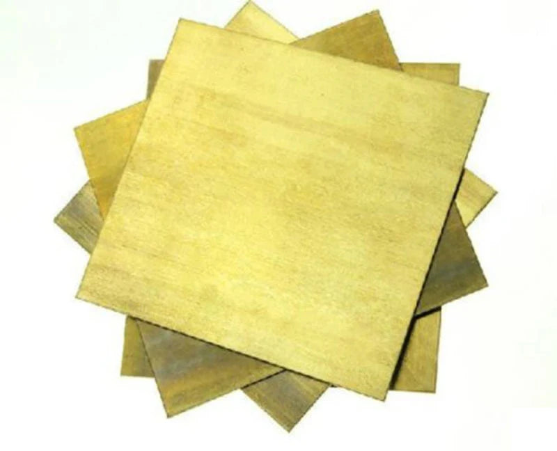 Brass Sheet Plate – 0.1-8mm Thickness for CNC Cutting, Frame Models & DIY Construction Projects