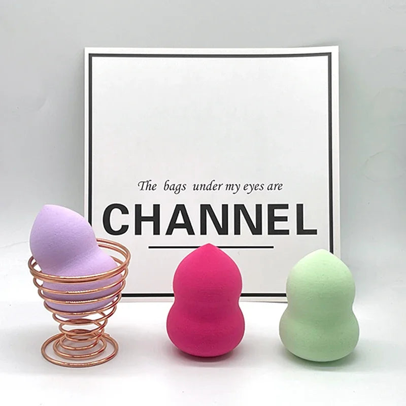 Women's Cosmetic Powder Puff — Water Drop Shaped Makeup Sponge for Smooth Foundation Blending & Beauty Application