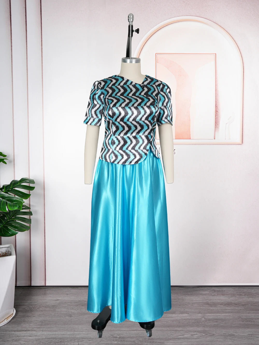 Elegant African Dresses for Women - Plus Size Dashiki Ankara Long Dress for Wedding & Party 2025