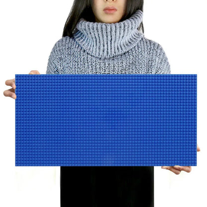 32×64 Hole Building Block Base Plate - Classic DIY Assembly Board Compatible with Brand Building Blocks for Kids