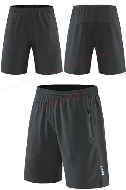 Men's Quick-Dry Running Shorts – Knee-Length Casual Fitness & Gym Training Shorts 2022