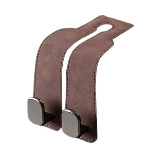 2-in-1 Car Rear Seat Hook – Universal Headrest Hanger Clip, Double Hook Storage for Car Interior Accessories