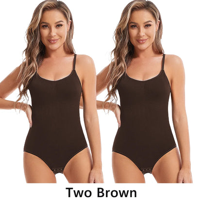 Women Seamless Shapewear Bodysuit - Sexy Slimming Butt Lifter Open Crotch Body Shaper for a Smooth Fit