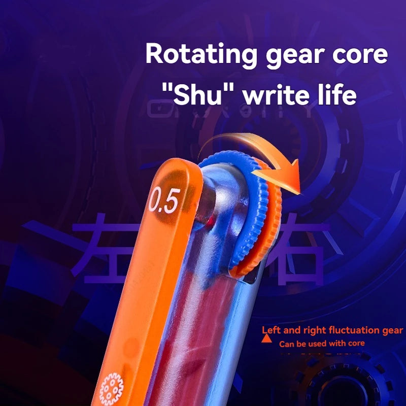 Rotating Gears Gel Pen - Cute Creative Smooth Grip Pen for School & Office