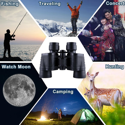 80x80 High Magnification Binoculars – HD Professional Portable Optics for Hunting, Camping & Outdoor Adventures