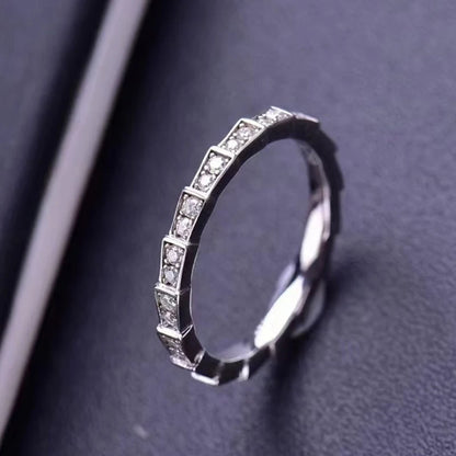 100% Pass Diamond Tester Pen & Moissanite Ring – Matching 925 Sterling Silver Wedding Band for Women