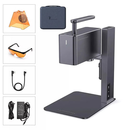 LASERPECKER LP2 Handheld Laser Engraver – Portable 5W Laser Cutting & Engraving Machine with Bluetooth CNC DIY SuperFast Technology
