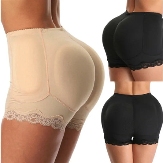 Padded Butt Lifter Shapewear: Corrective Underwear for Butt Enhancement - Body Shaper Modeling Strap Push Up Panties