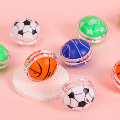 10pcs Classic Yoyo Toys – Football & Basketball Patterned Favors for Kids Birthday, Pinata, & Kindergarten Rewards