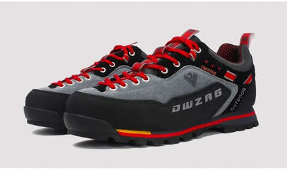 Men's Waterproof Hiking Shoes - Anti-Collision Climbing Shoes, Fashion Outdoor Casual Lace-Up Sneakers