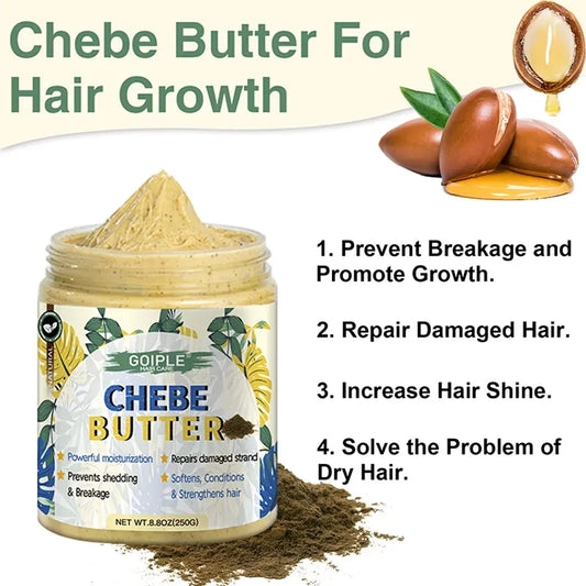 GOIPLE Chebe Butter Hair Treatment - Deep Nourishing Repair Oil Mask for Hair Growth & Damage Care