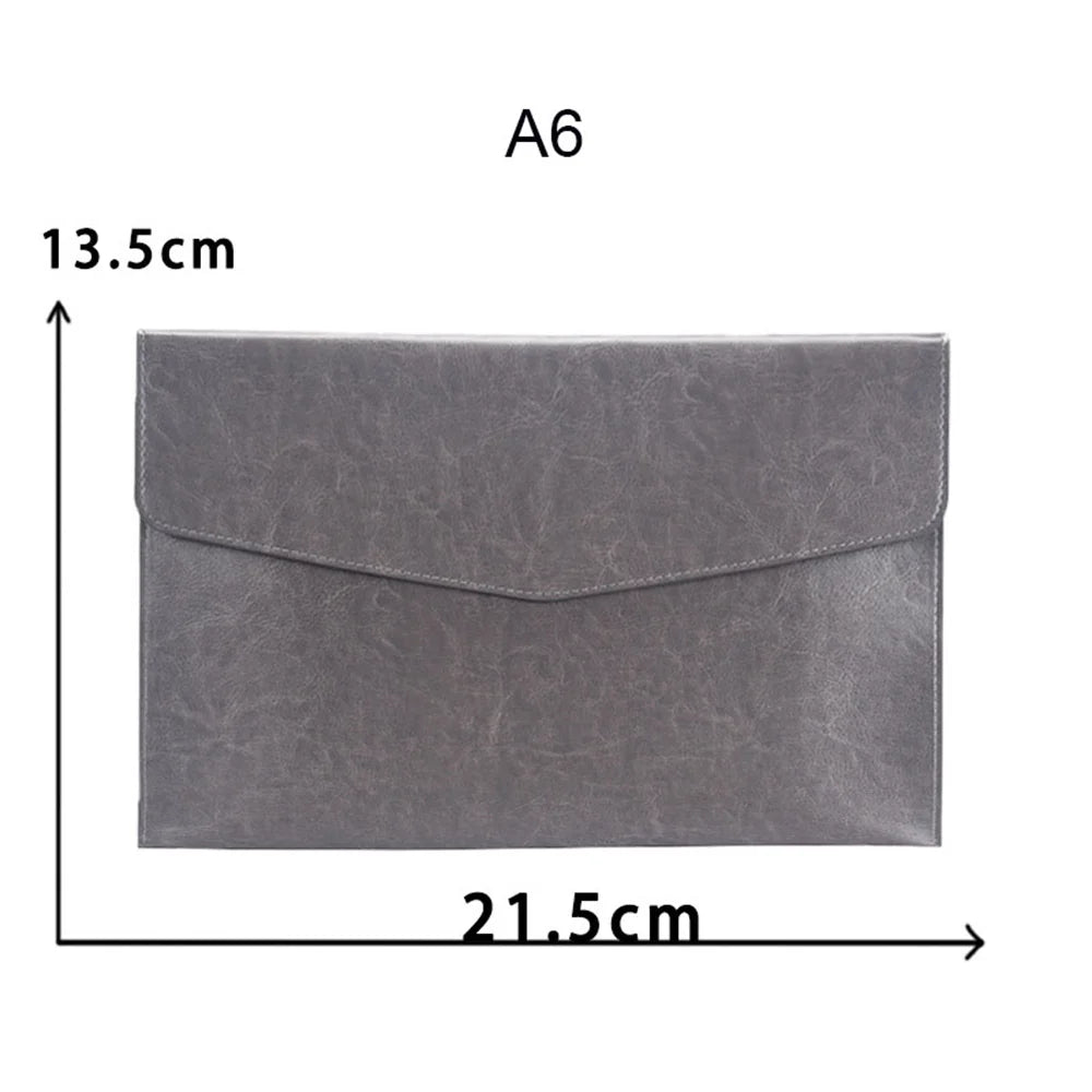 Leather Document Organizer – File Folder, Passport & Card Holder, School & Contract File Bag